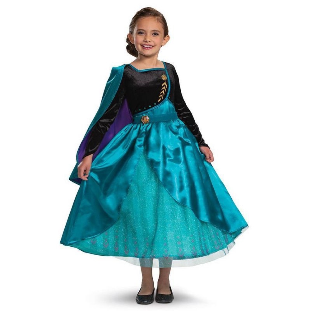 Disney Frozen 2 Queen Anna Dress & Cape Dress Up Girls Kids
Costume